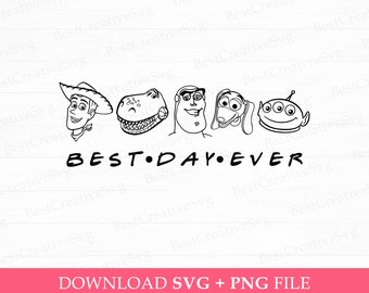 Best Day Ever Svg, Family Trip Svg, Cowboy and Friends Svg, Family Vacation Svg, Best Friends Svg, Png Svg Files For Print, Instant Download