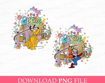 Epcot Family Trip PNG Bundle, Vacay Mode (Instant Download)
