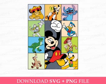 2024 Familjeresa Svg, Mus och vänner Svg, Familjesemester Svg, Magiskt kungarike Resa Svg, Png Svg-filer, Direktnedladdning