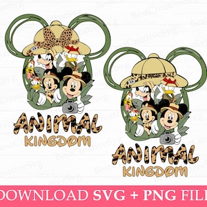 バンドルファミリーサファリツアーSVG、ヒョウ動物王国SVG、サファリ旅行SVG、カップル旅行、レッツゲットワイルドサファリツアー、昇華用PNG