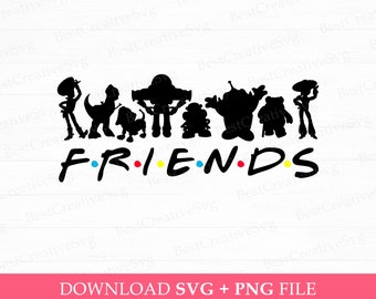 Toy Friends SVG, Family Vacation Design (PNG SVG Files)