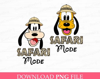 Family Safari Mode Png, Family Wild Trip Png, Cute Characters Faces Png, Family Vacation Png, Vacay Mode, Png Files For Sublimation