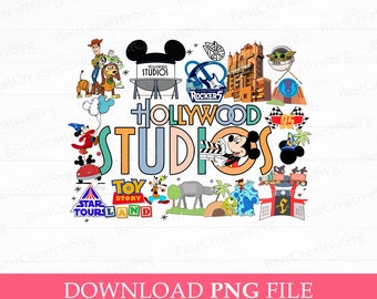 Hollywood Studios Png, Family Trip Png, Mouse and Friends Png, Vacay Mode, Family Vacation Png, Png File For Sublimation, Instant Download