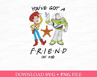 Cowboy and Astronaut Svg, You've Got a Friend In Me Svg, Family Vacation Svg, Family Trip Svg, Png Svg Files, Instant Download
