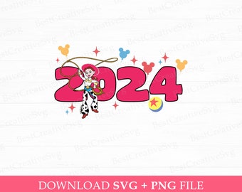 Cowgirl svg, 2024 Familienurlaub svg, Mausohrballons svg, Familienreise svg, Vacay-Modus, Png-Svg-Dateien für Druck, sofortiger Download