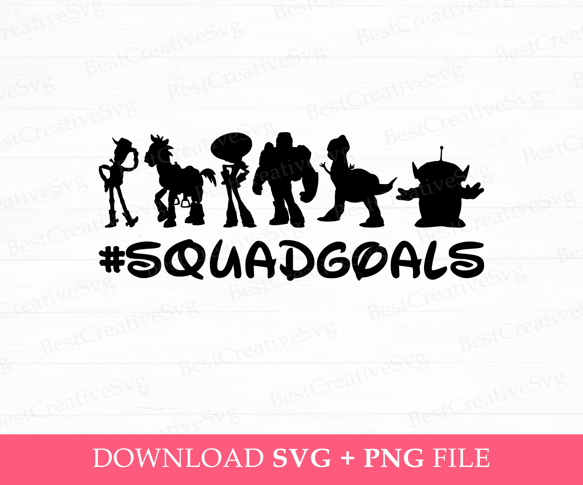 Toy Friends Squad Goals Svg, Toy Friends Silhouette Svg, Family Trip Svg, Family Vacation Svg, Vacay Mode, Png Svg Files For Print