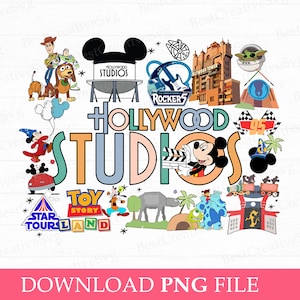Familienausflug Png, Familienurlaub Png, Maus und Freunde Png, magisches Königreich, Spielzeug Freunde Png, Hollywood Studios, Png-Datei für Sublimation