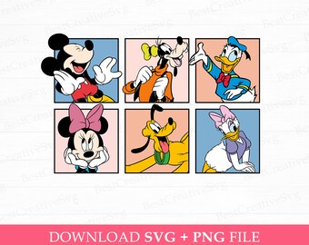 Mus och vänner Svg, familjesemester Svg, familjeresa 2024 Svg, semesterläge, bästa vänner Svg, Png Svg-filer för utskrift, omedelbar nedladdning