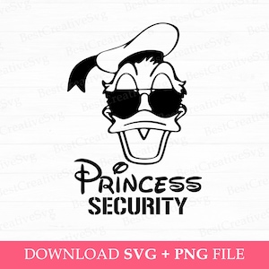 Princess Security Svg, Cute Security Svg, Funny Dad Svg, Boy Friend Security Svg, Family Vacation, Png Svg Files For Print, Instant Download
