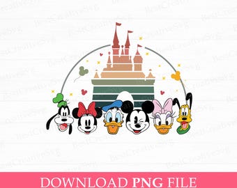 Magical Kingdom PNG: Mouse and Friends, Family Trip Design (Digital File)