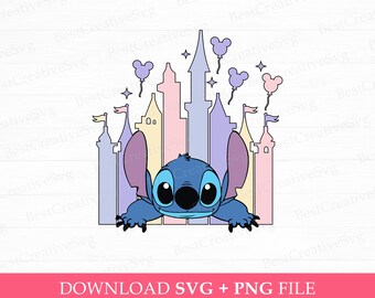 Magical Kingdom Character SVG, Mouse Ear Balloons, Family Trip (Instant Download)