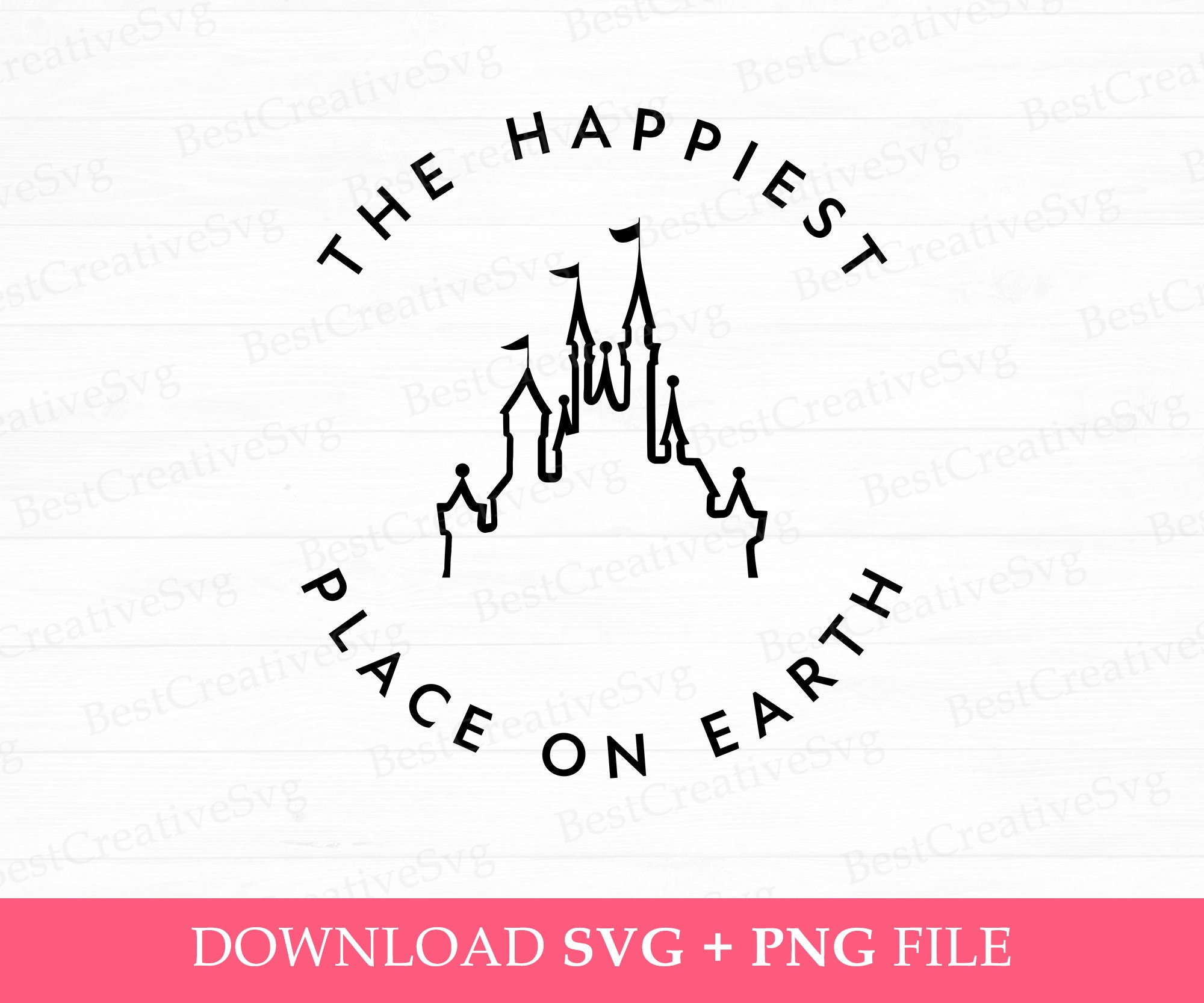 The Happiest Place On Earth Svg, Magical Kingdom Svg, Family Trip Svg, Vacay Mode, Family Vacation Svg, Png Svg Files For Print