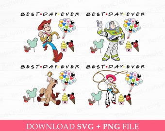 Toy Friends SVG Bundle, Family Trip Design (PNG SVG Files)