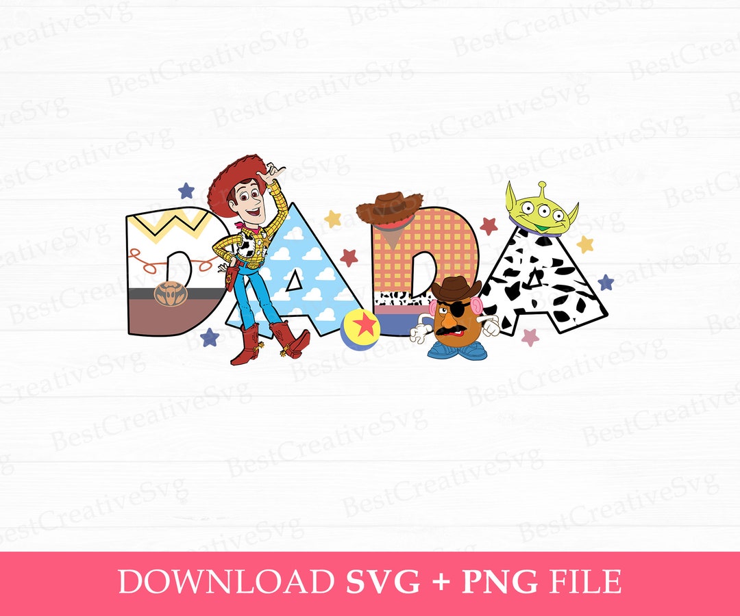 Toy Friends Dada Svg, Cowboy and Friend Svg, 2024 Family Trip Svg ...