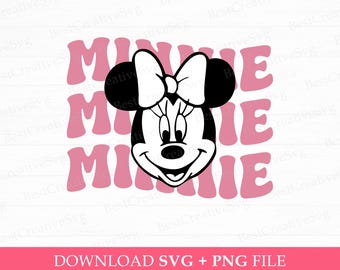 Miss Mouse Family Vacation SVG, PNG Files (Instant Download)