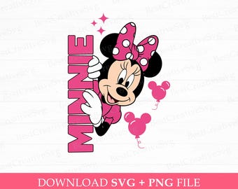 Miss Mouse Svg, Girls Trip Svg, Stars And Balloons Svg, Family Vacation Svg, Family Trip Svg, Png Svg Files For Print, Instant Download