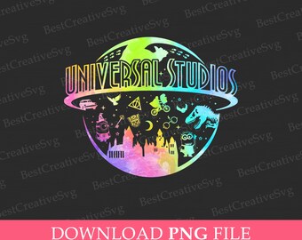 Viagem à Universal Studios PNG, Design para Férias em Família (Download Digital)