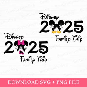 Family Trip 2025 Svg, Family Vacation Svg, Mouse Ear and Hands Svg, Magical Kingdom Svg, Vacay Mode, Png Svg Files, Instant Download