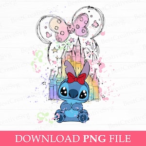 Cute Character with Magical Kingdom Png, Watercolor Magical Castle Png, Family Trip Png, Family Vacation Png, Vacay Mode, Sublimation Png