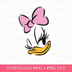 Fräulein Duck Gesicht SVG, Retro Fräulein Ente Lächeln SVG, Familienurlaub zwar, Familienreise zwar, magisches Königreich, Vacay-Modus, Png-Svg-Dateien zum Drucken
