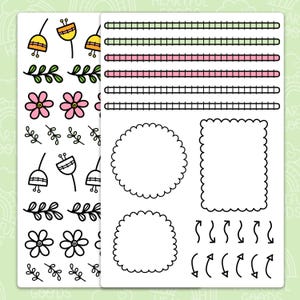 Love Like Jesus Christian Bible Clear Sticker Sheets / Bible Journaling / Bible Study / Christian Stickers / Christian Gift / Bible Stickers