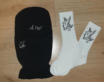 Lil Peep Black  Balaclava Hat and Socks Bundle Deal