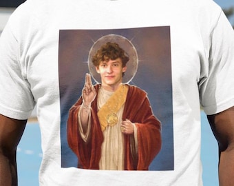 T-shirt van biologisch katoen Saint Kimi Antonelli: grappig F1-meme