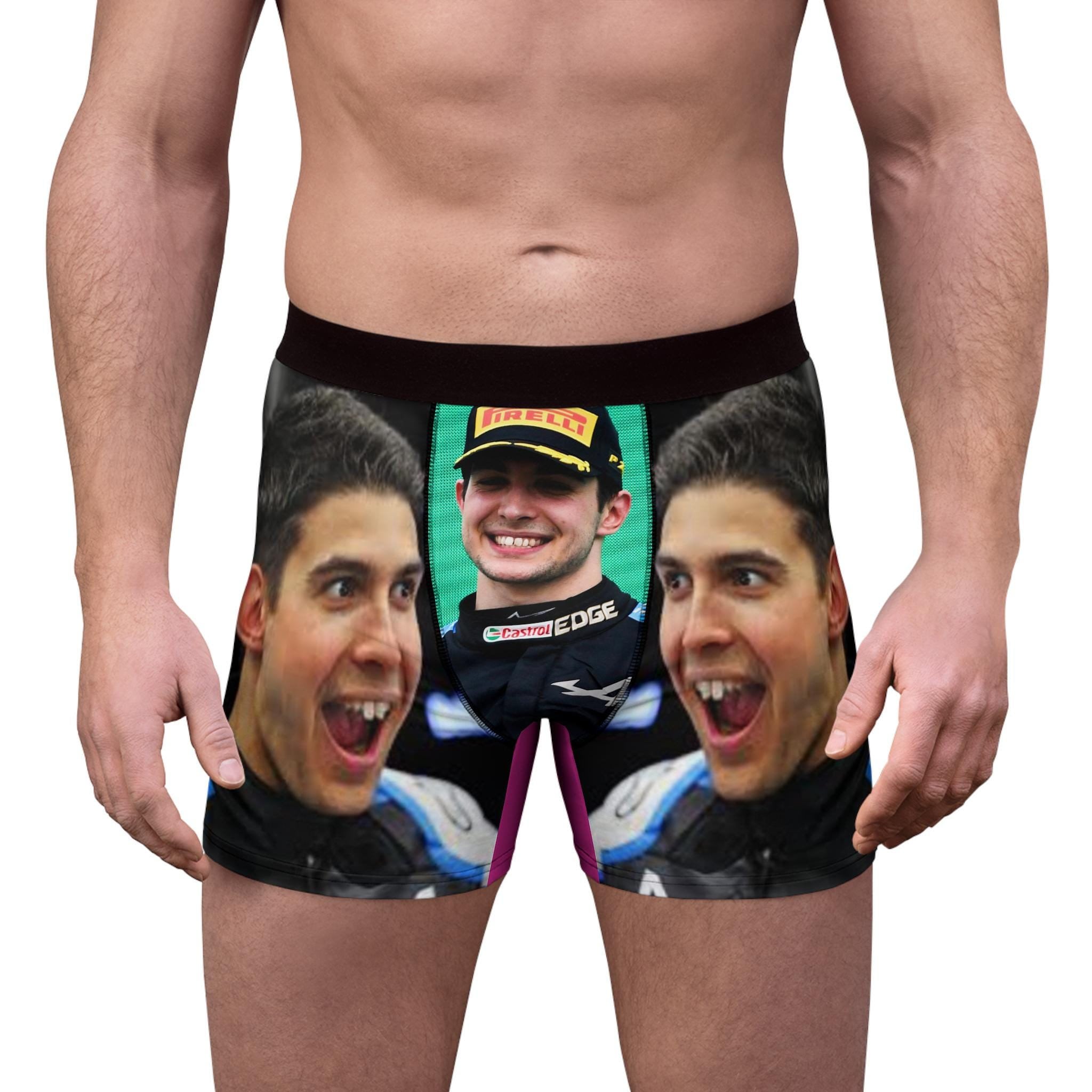 Esteban Ocon Fan Boxers: grappig F1-racecadeau