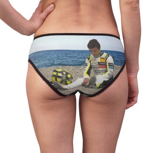 Lando Norris McLaren Women&#39;s Funny Briefs | Formula One Inspired | Gift for Her F1 Fan