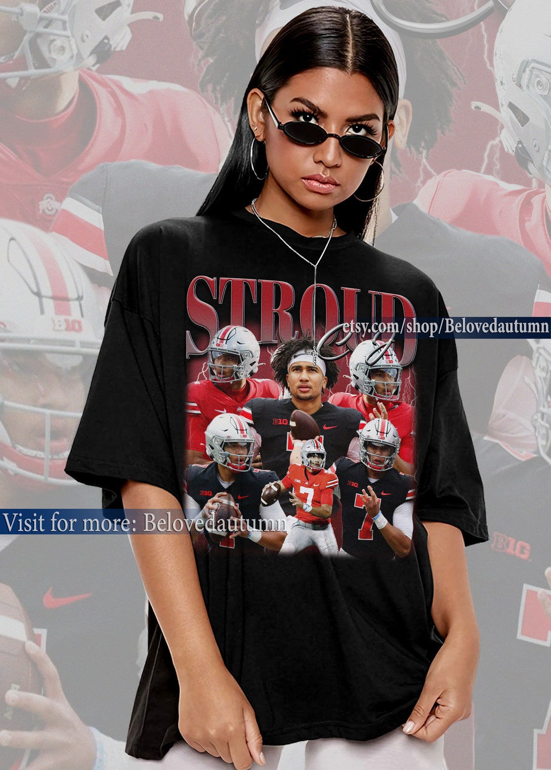 Vintage 90s Graphic Style CJ Stroud T-shirt, CJ Stroud Vintage ...