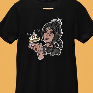 Shadowheart&#39;s Guidance | BG3 Inspired D&D Cute art T shirt Fan Merch Men Women Unisex shirt