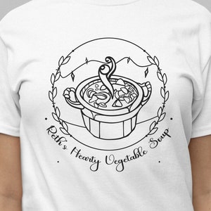 Reth's Hearty Veggie Soup | Palia Inspired Minimalistic retro T shirt Sweatshirt Fan Art Merch Men Women Unisex