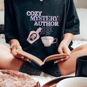 T-shirt for Mystery Writers - Cozy Tea and Poison Unisex Jersey Short Sleeve Tee - Gifts for Authors - Bookish Tshirts