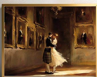 A Wedding in the Scottish Highlands Circa 1960s - 