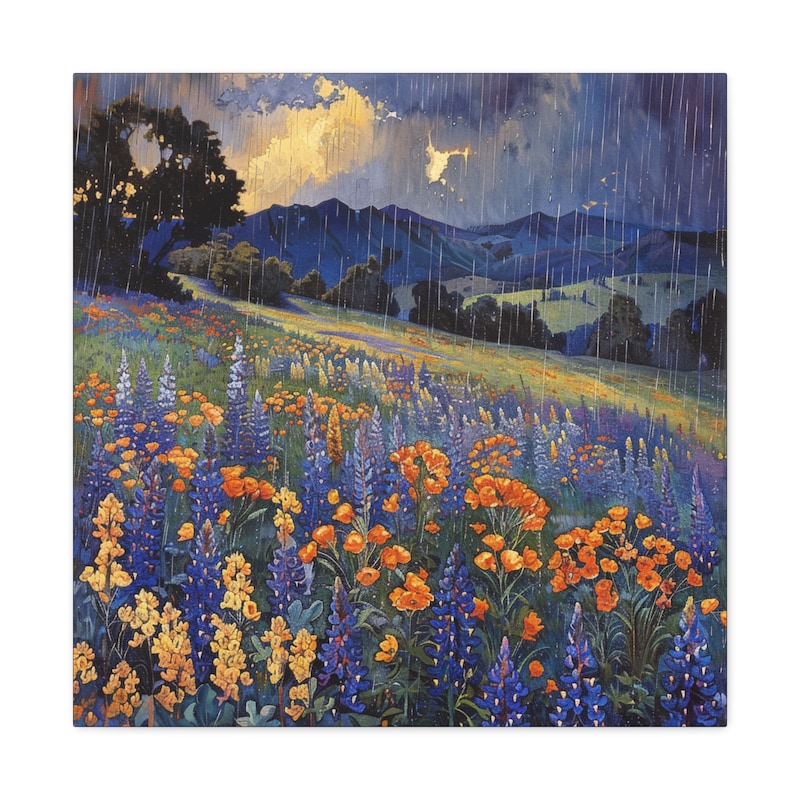 Rain Poppies - Etsy