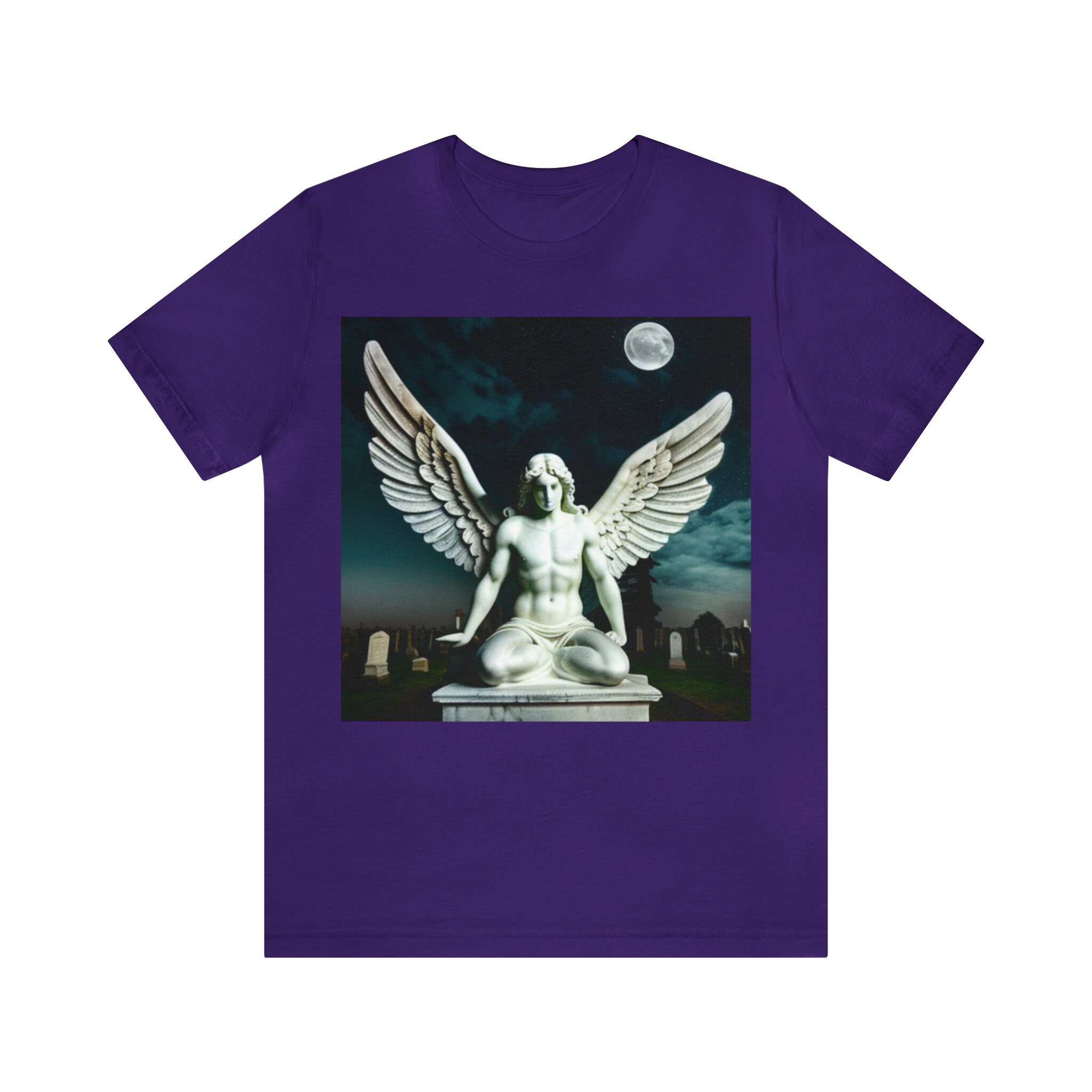 Mysterious Graveyard Angel T-shirt Cool Gifts for Mystery pic