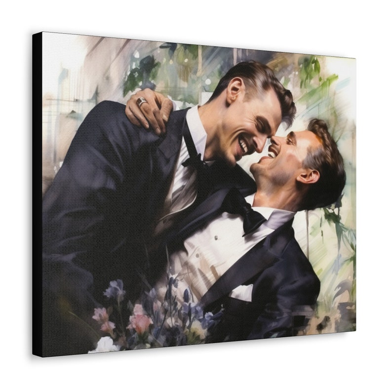 Gay Wall Art That Delicate Balance Canvas Gallery Wraps LGBTQ Elegant ...