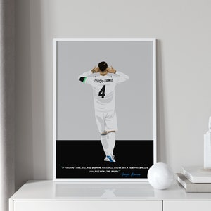 Sergio Ramos Poster - Real Madrid Art