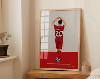 Cartaz Diogo Jota - Liverpool Prints - Liverpool Gifts