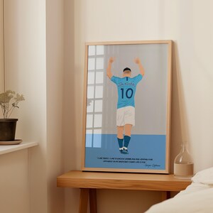 Sergio Aguero Poster - Manchester City