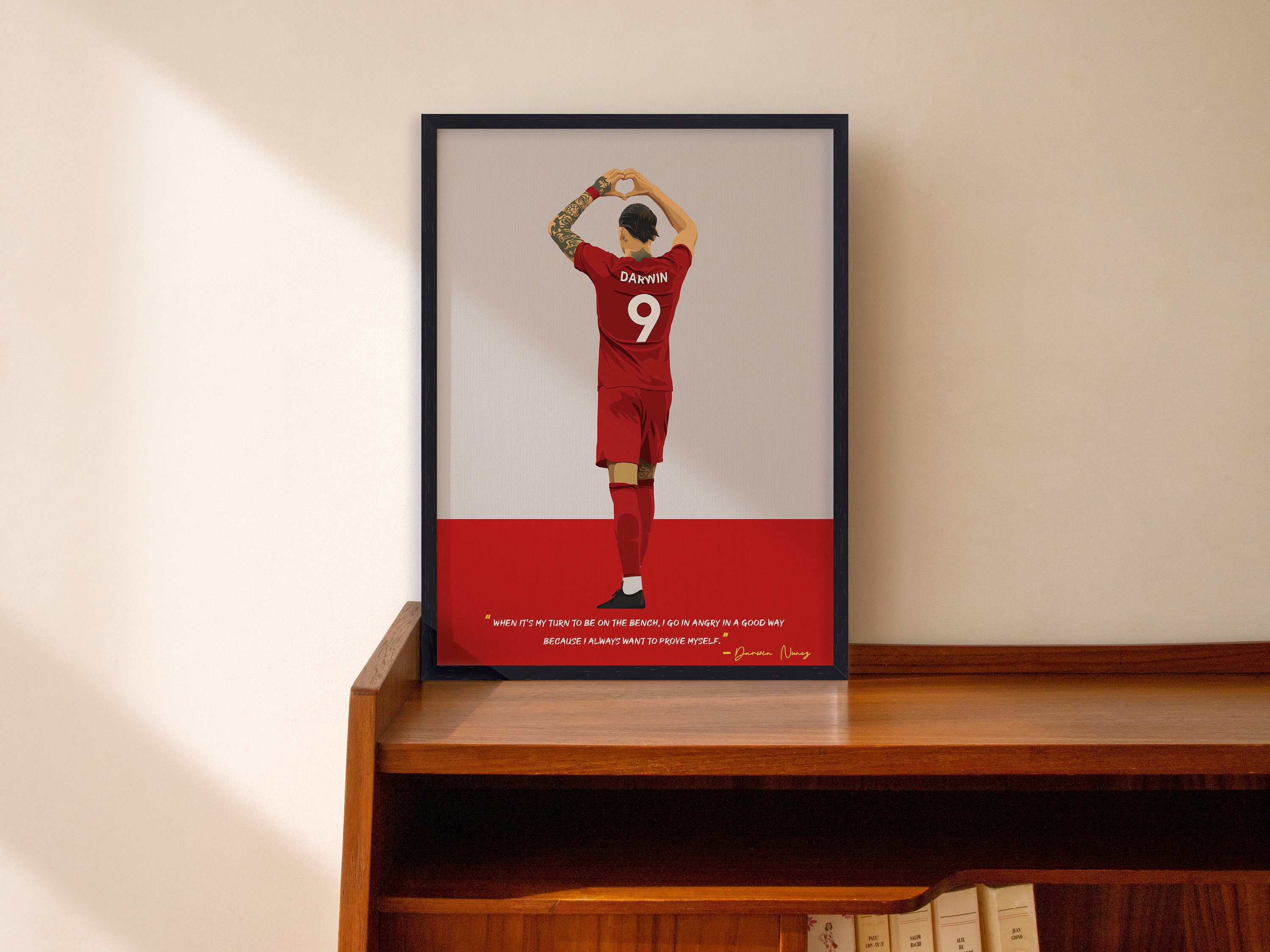 Discover Darwin Nunez Print - Liverpool Poster - Liverpool Gifts - Nunez Poster