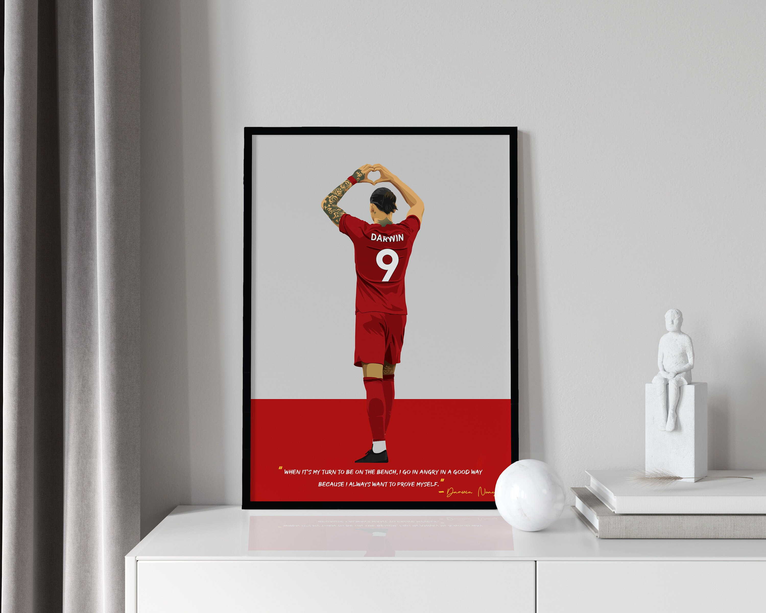 Discover Darwin Nunez Print - Liverpool Poster - Liverpool Gifts - Nunez Poster