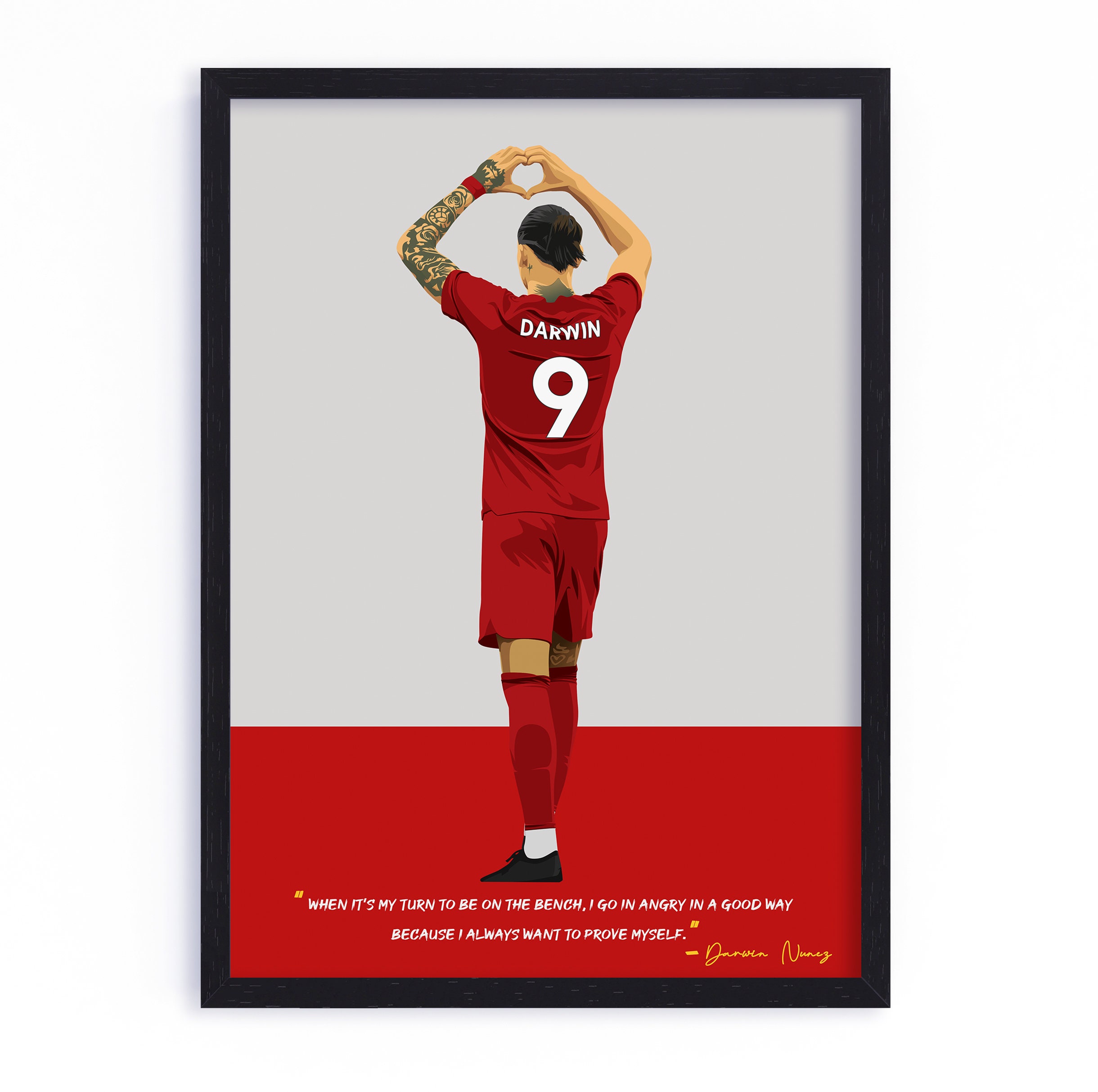 Discover Darwin Nunez Print - Liverpool Poster - Liverpool Gifts - Nunez Poster