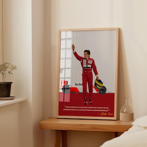 Ayrton Senna Poster - Formula 1 McLaren Prints - Senna Print