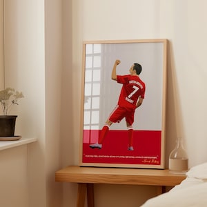 Franck Ribéry Bayern Munich Poster | Digital Download A3 | Soccer Wall Art | Football Decor |  Bayern Munich Gifts
