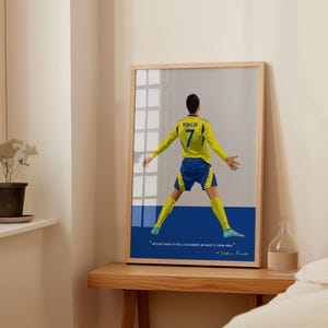 Cristiano Ronaldo Al Nassr Poster - Ronaldo Prints
