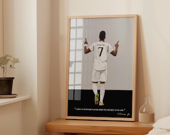 Vinicius Jr Poster -  Real Madrid - Vi