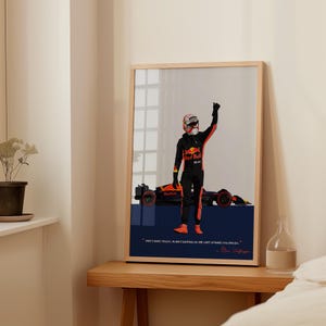 Max Verstappen Poster - F1 Red Bull Prints - Verstappen Print