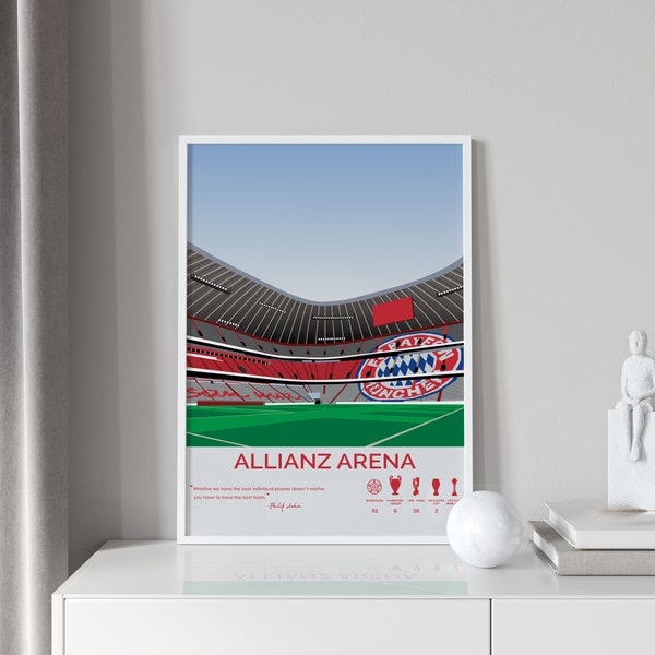 Allianz Arena Print - Bayern Munich - Allianz Arena Stadium Poster