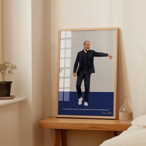 Hansi Flick Barcelona Poster | Barcelona Gifts